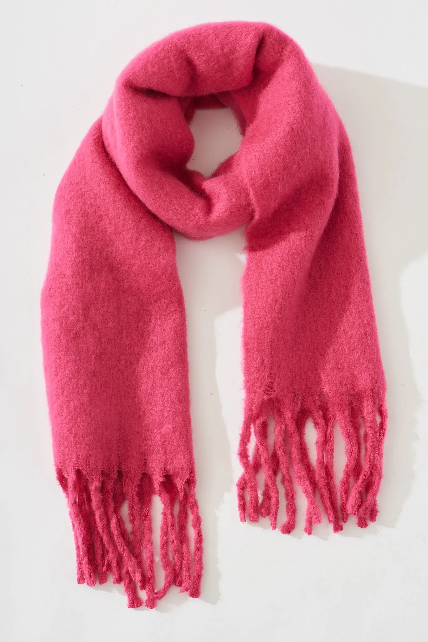 Pink Zurich Knit Scarf