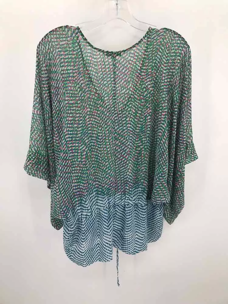 Pre-Owned Green Cabi Blouse, Size Small