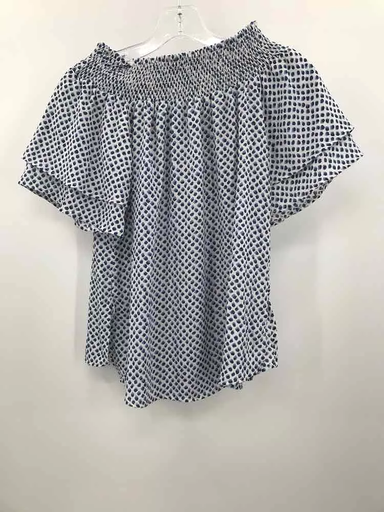 Pre-Owned Veronica M White Blouse Size Small - Buy Now