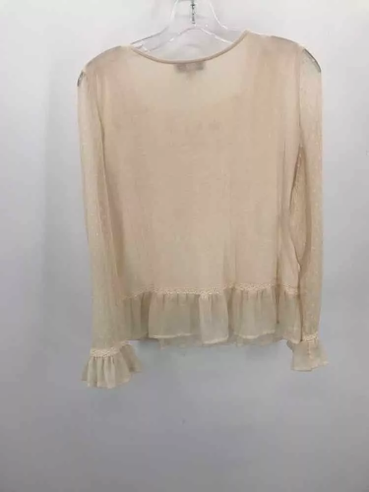 Pre-Owned Vintage America Ivory Small Blouse