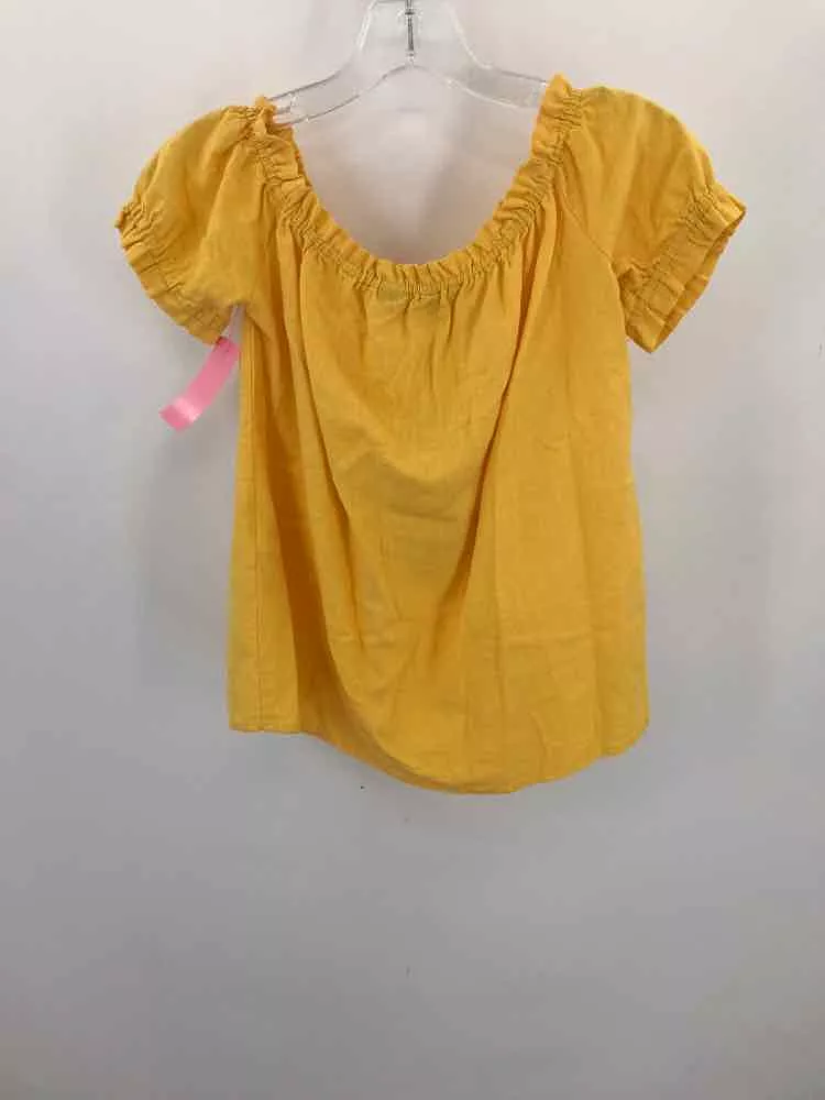 Pre-Owned Yellow Vero Moda Blouse - Size Small