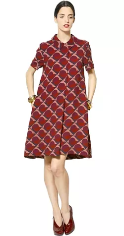 Print Sleeved Dress - Etta