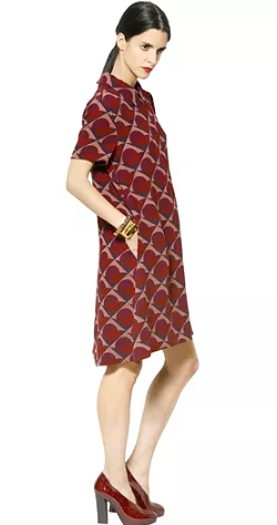 Print Sleeved Dress - Etta