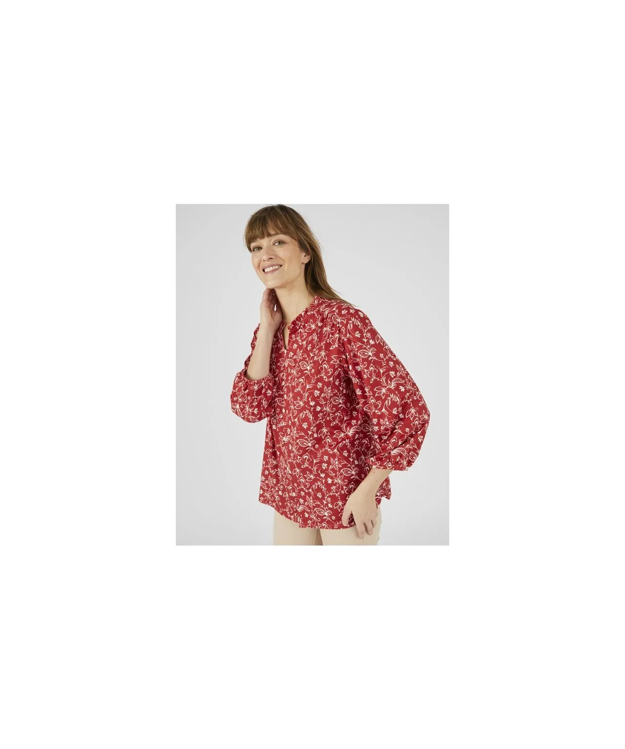 Blush Printed Women's Blouse