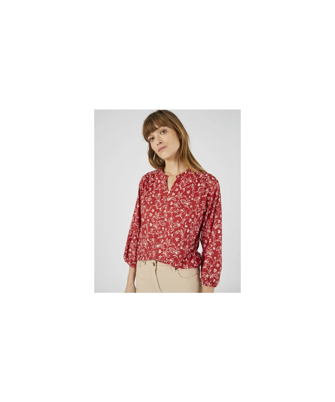 Blush Printed Women's Blouse