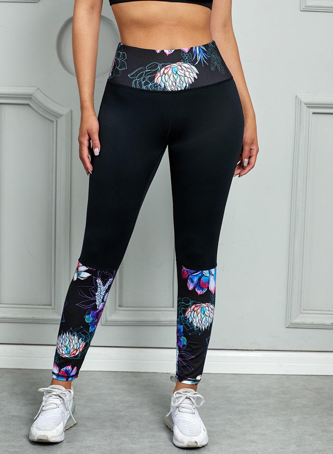 Wide Waistband Active Leggings