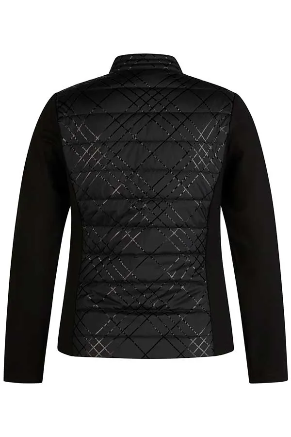 Rabe & Lecomte Black Shiny Quilted Jacket