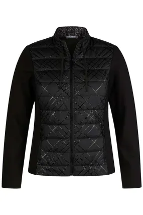 Rabe & Lecomte Black Shiny Quilted Jacket