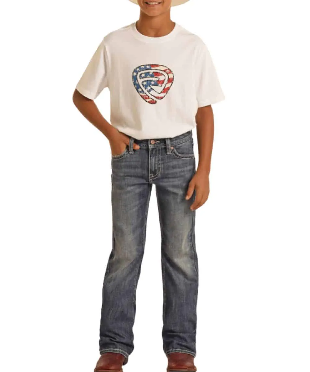 ReFlex Bootcut Jean for Boys by Rock & Roll Cowboy