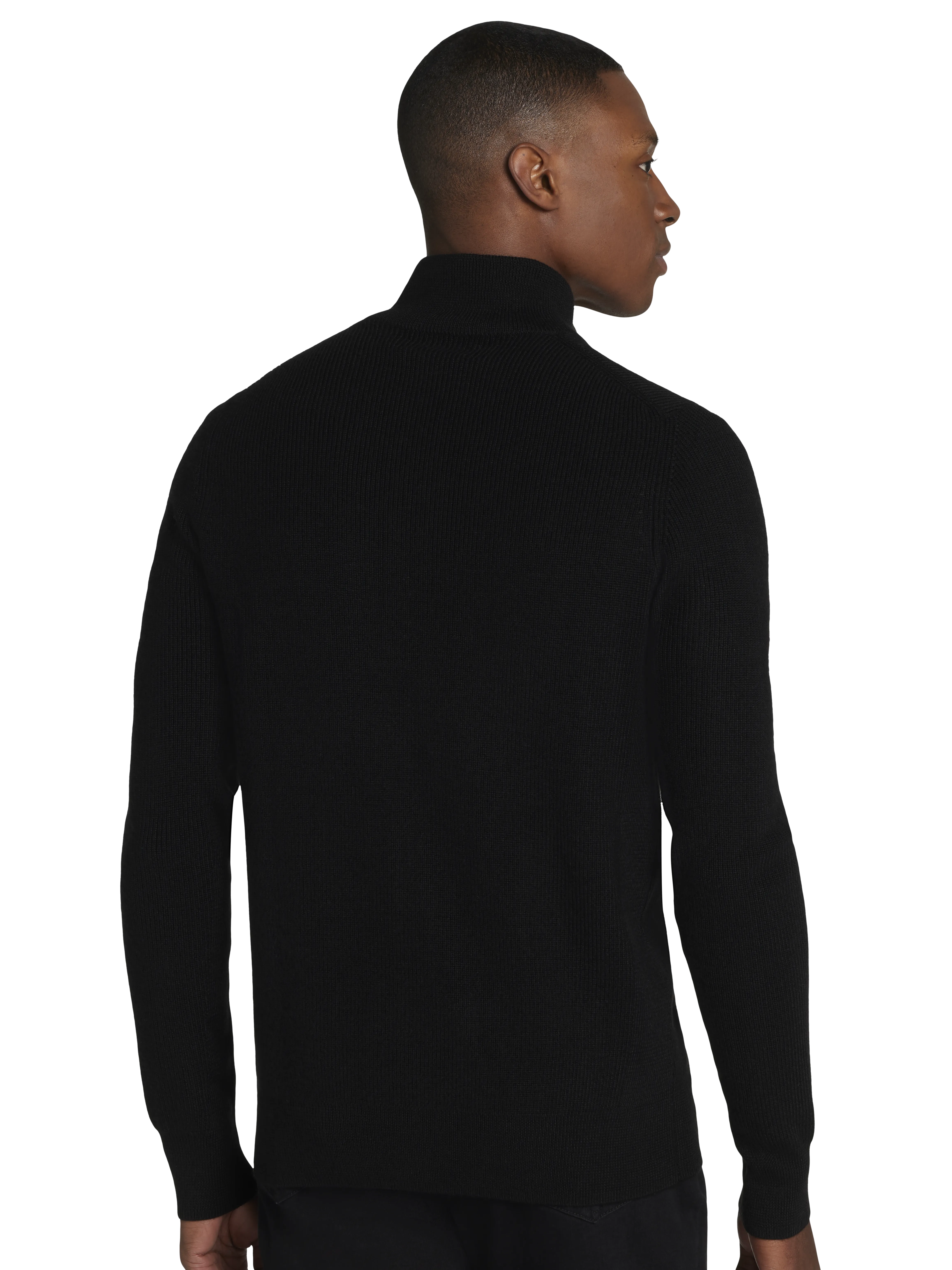 Ribbed Slim Fit Sweater for Men