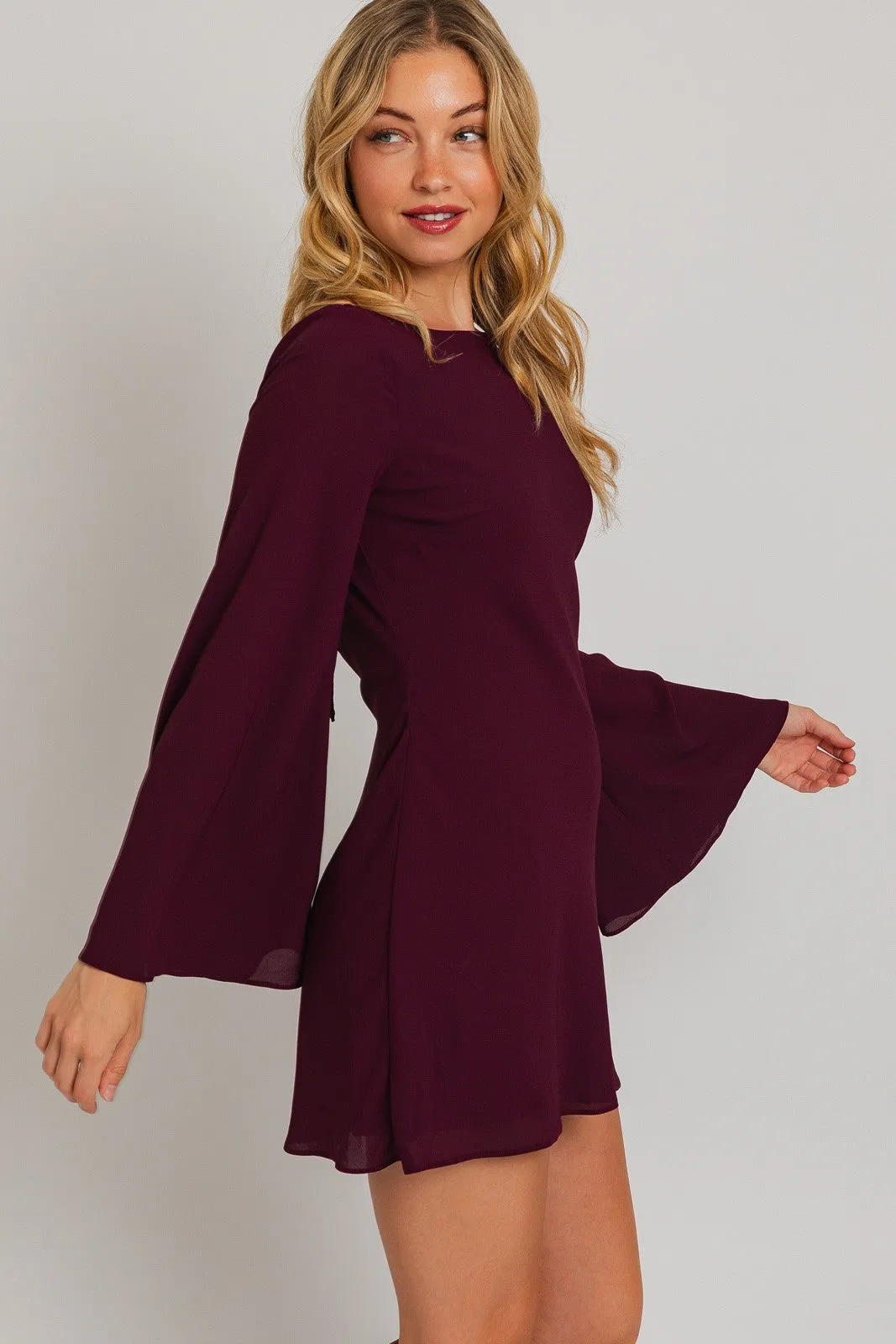 Bell Sleeve Dress named Rosalia.