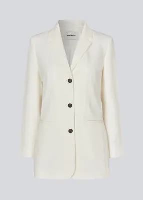 Soft White GaleMD Slim Blazer