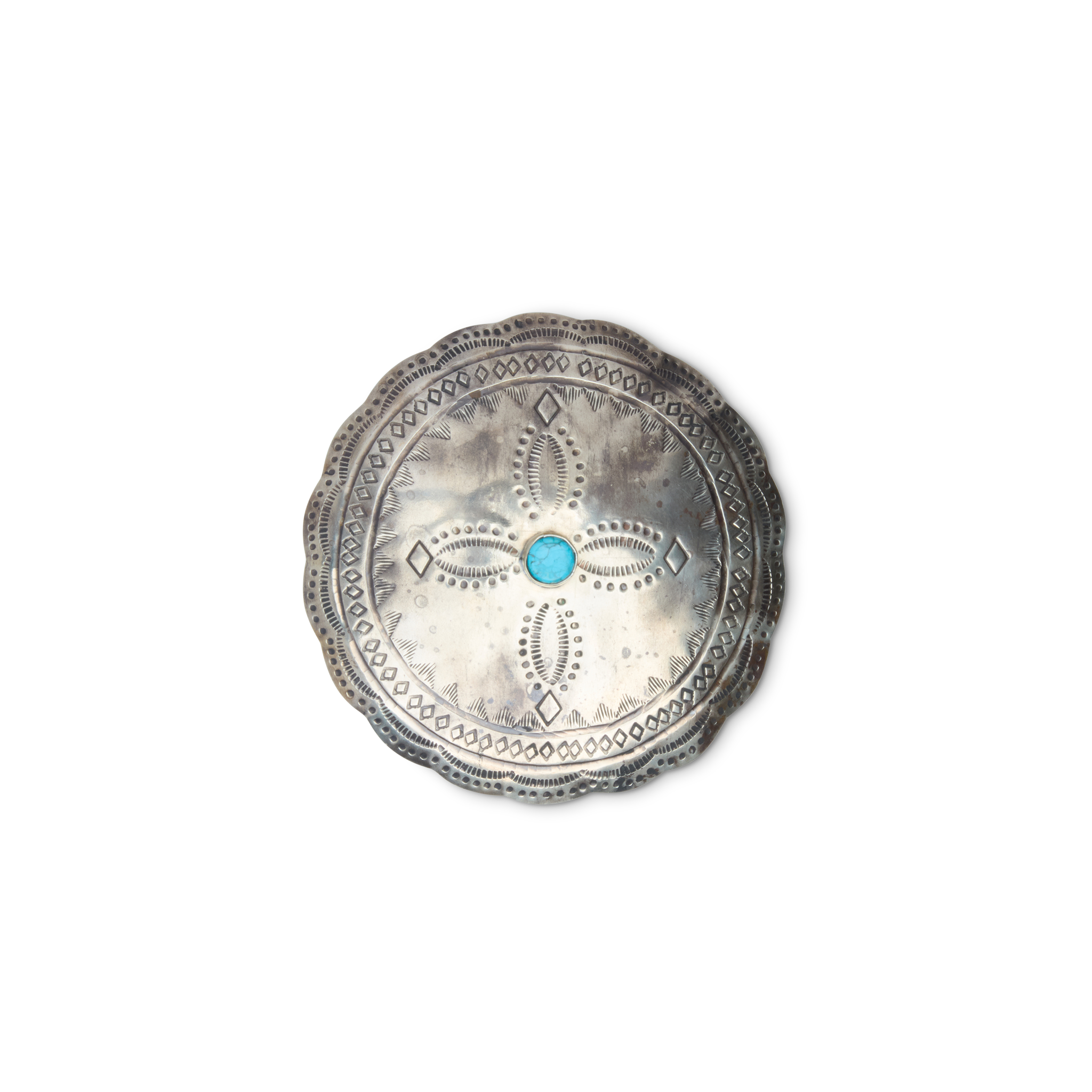 Round Silver Southwestern Box - Buy Now