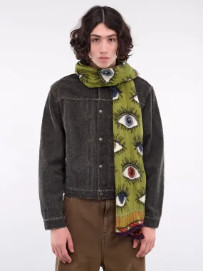 Speakeasy Happy Knit Scarf Light Green