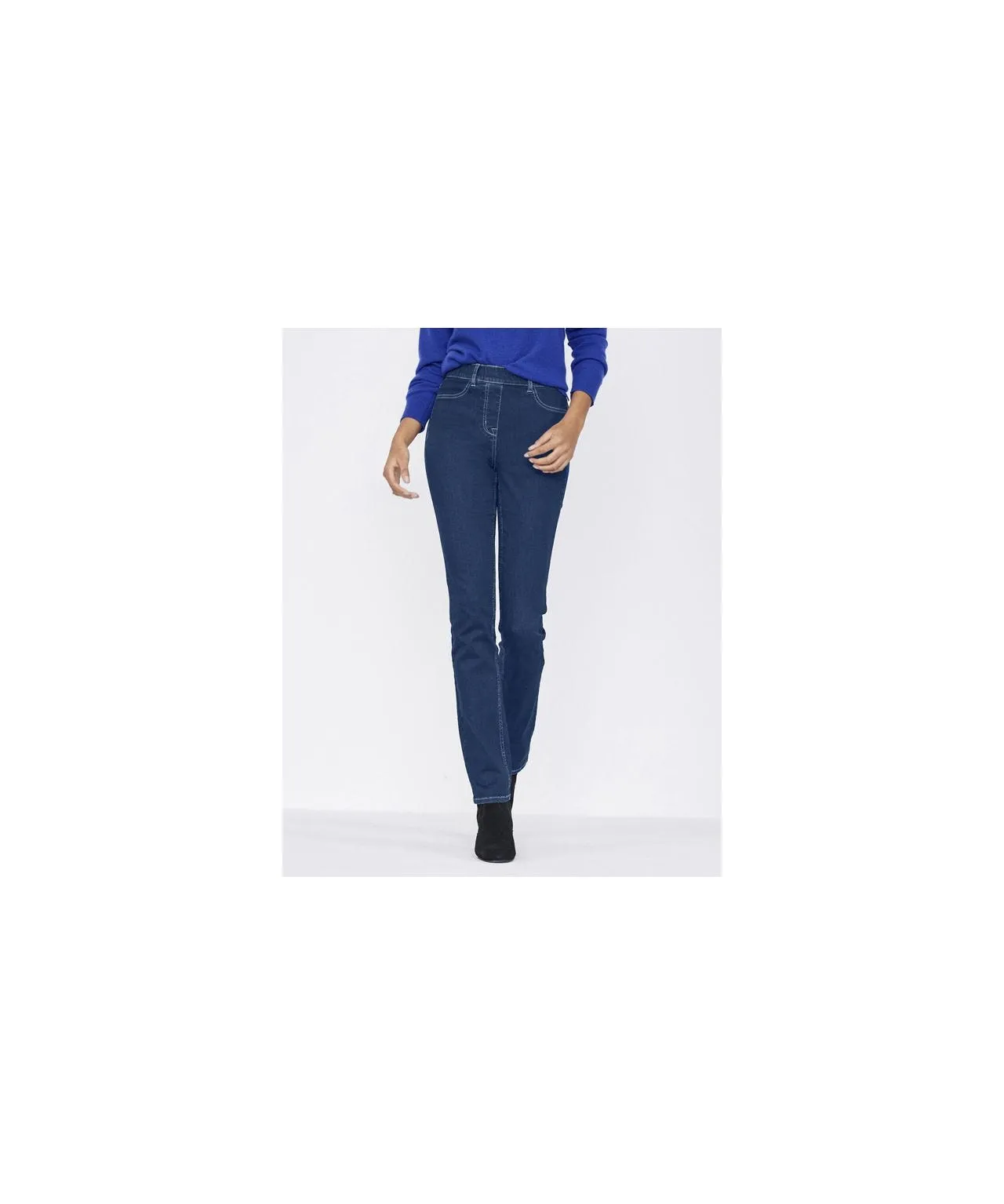 Stretch Pull-on Perfect Fit Jeans