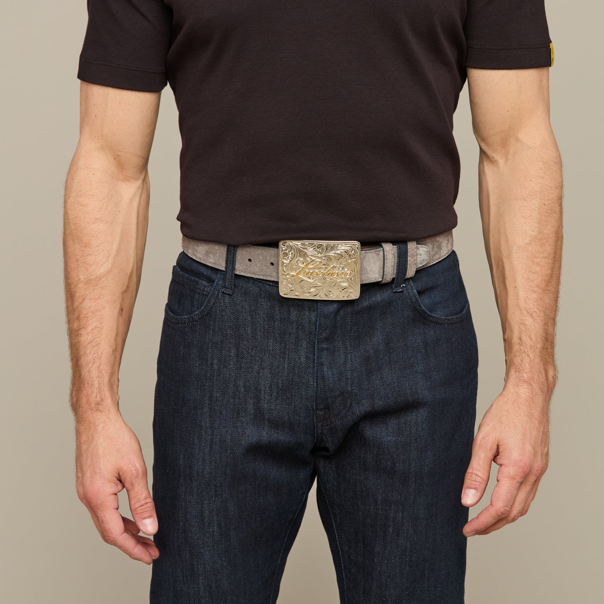 Suede Anthracite Belt - Memento