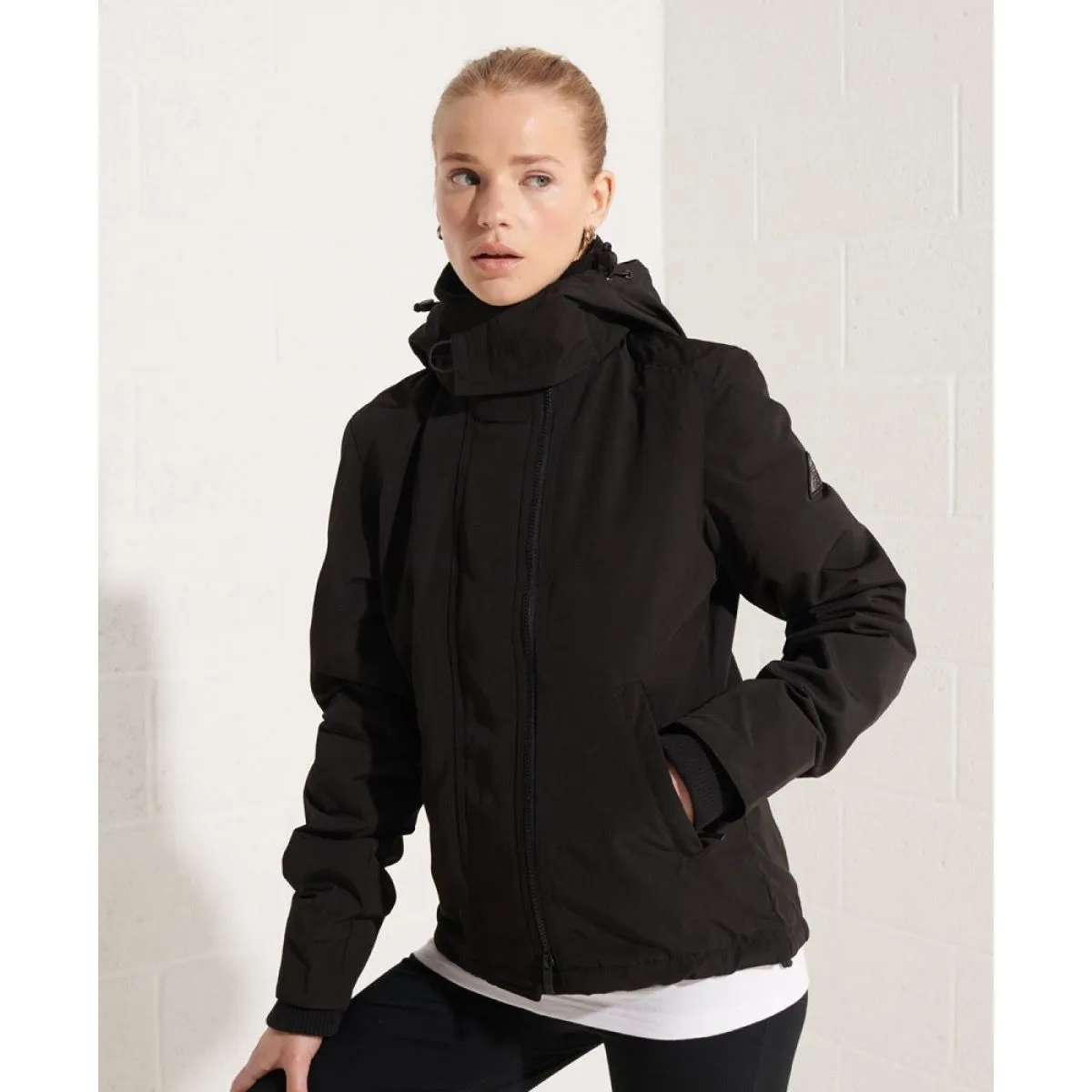 Superdry Ottoman Windcheater Jacket in Black