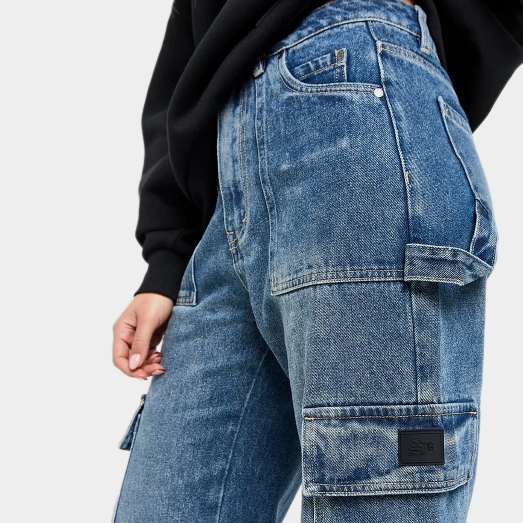 Supply & Demand Women's Denim Division Cargo Jeans / Denim