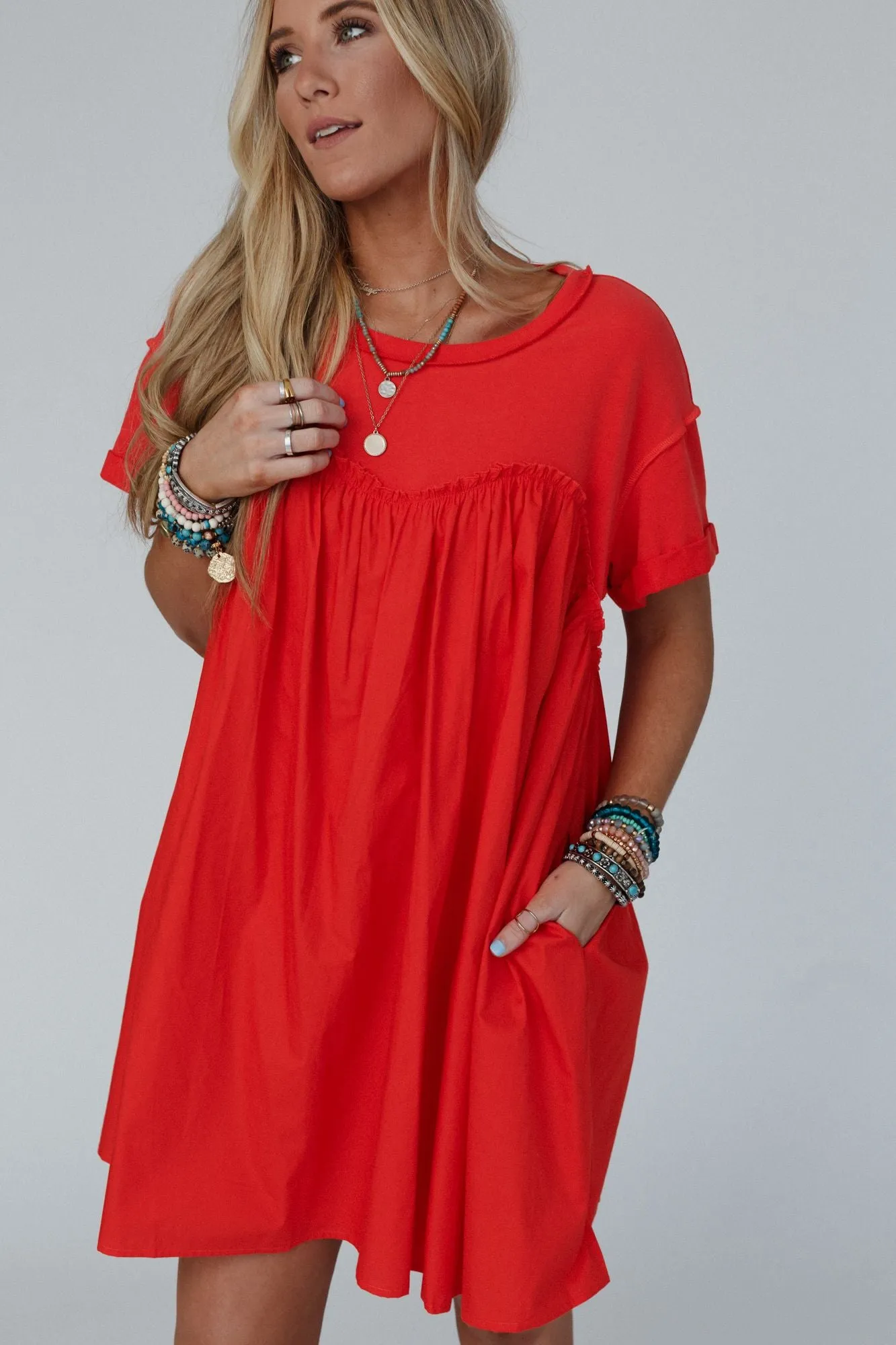 Orange Summer Dress - Buy Now