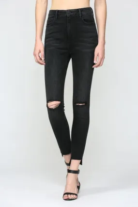 Taylor Step Hem High Rise Skinny Jeans