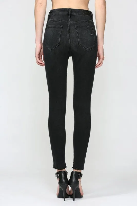 Taylor Step Hem High Rise Skinny Jeans