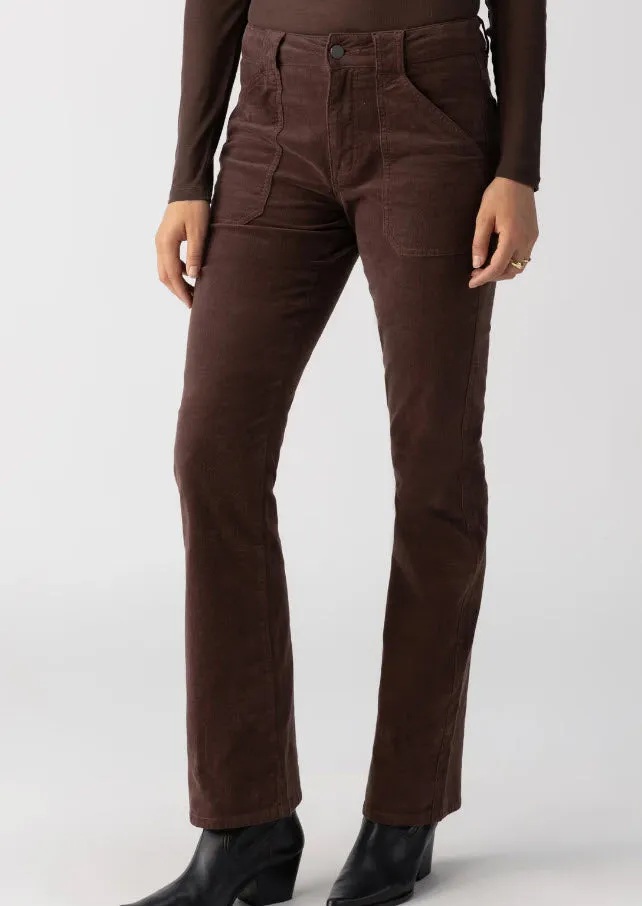 The Bootcut Corduroy in Brown Sugar