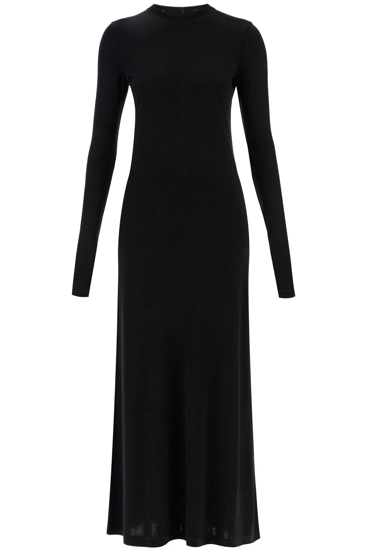 Black Toteme Long Sleeved Jersey Dress