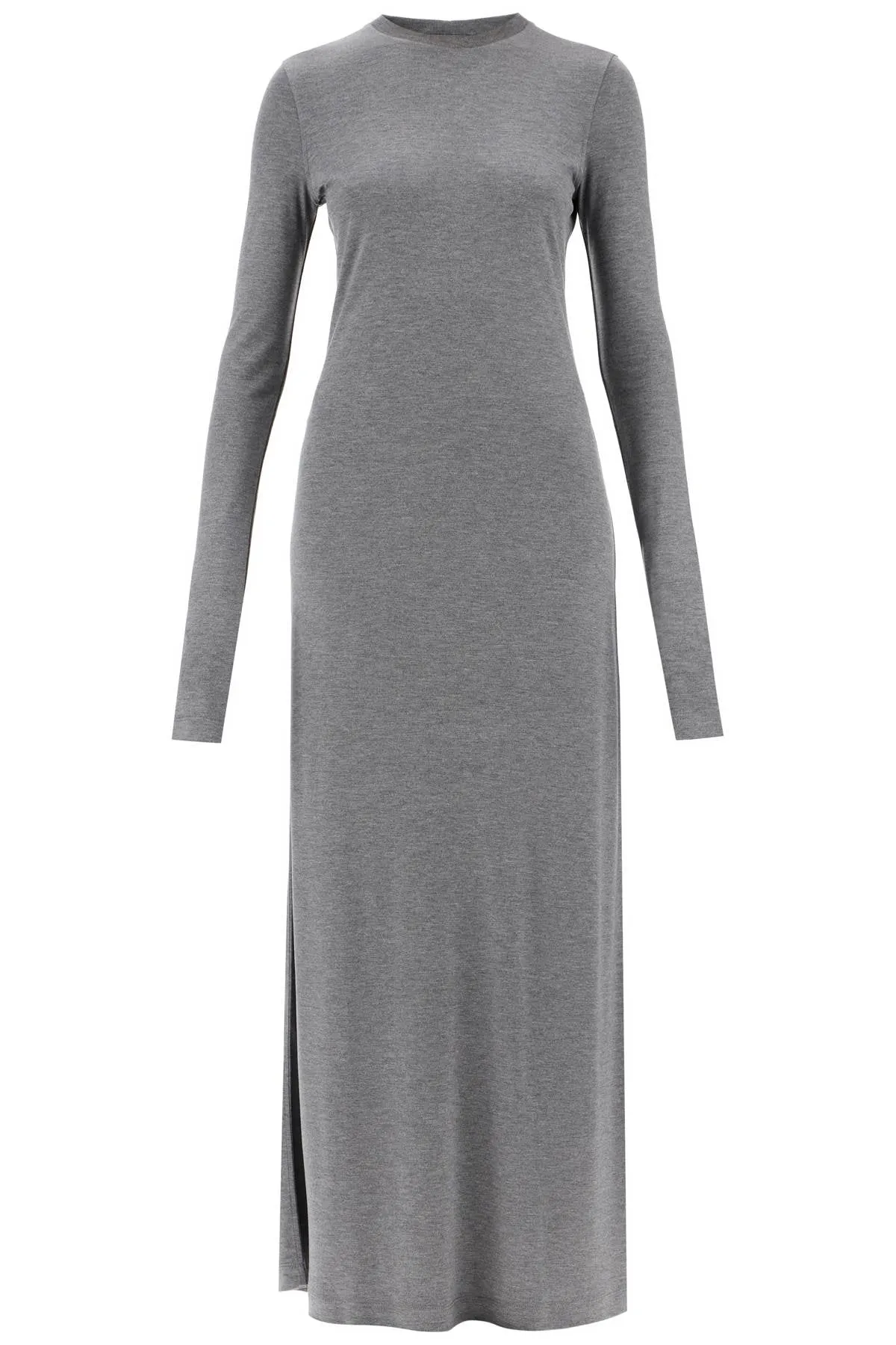 Grey Toteme Long Sleeved Jersey Dress