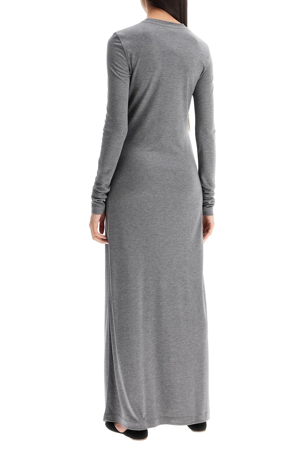 Grey Toteme Long Sleeved Jersey Dress