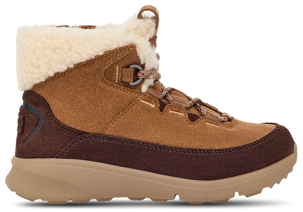 UGG Boys Terretrail Cozy Lace Boys Grade School Shoes Chestnut