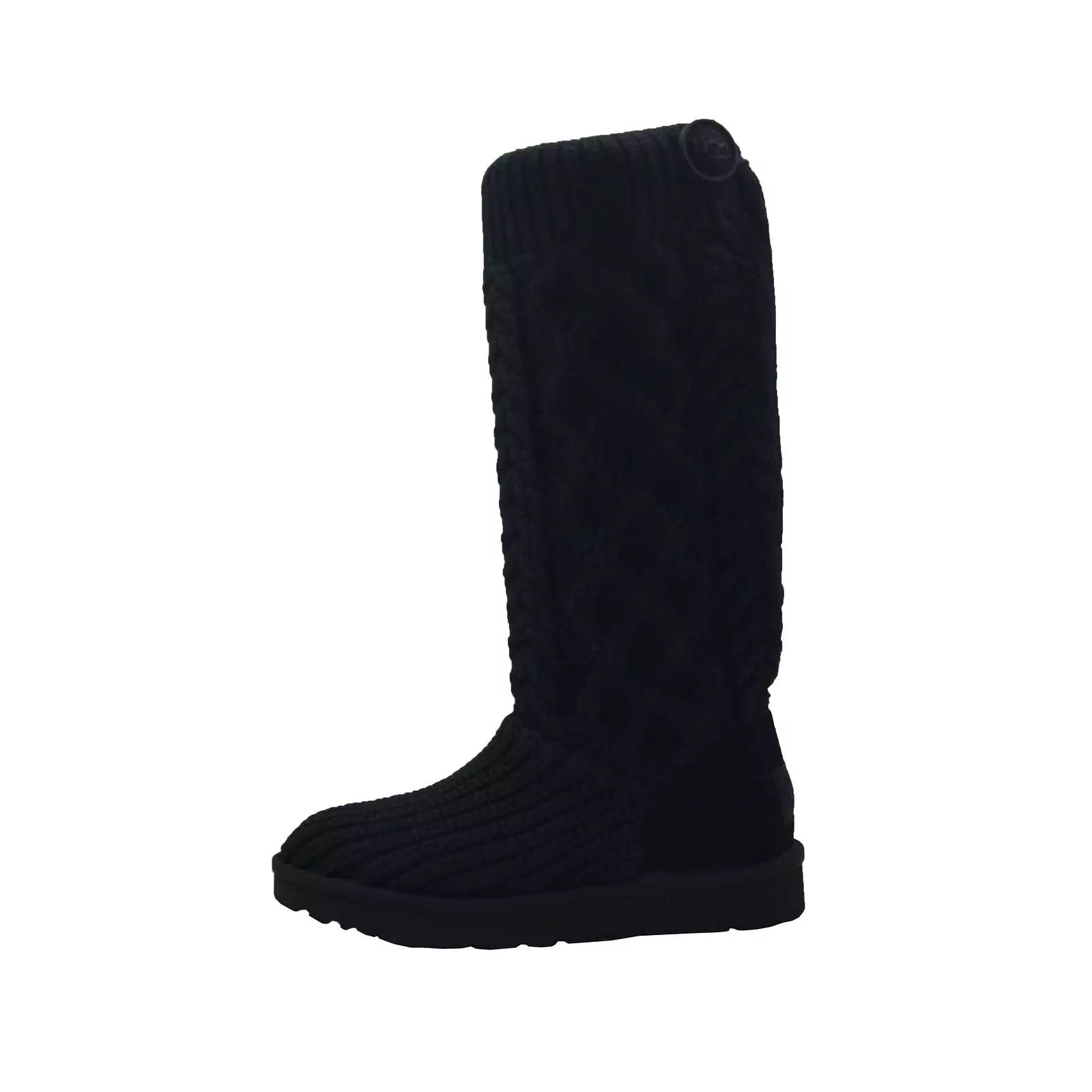 UGG Classic Cardi Cabled Knit 1146010 - Black | Shop Now