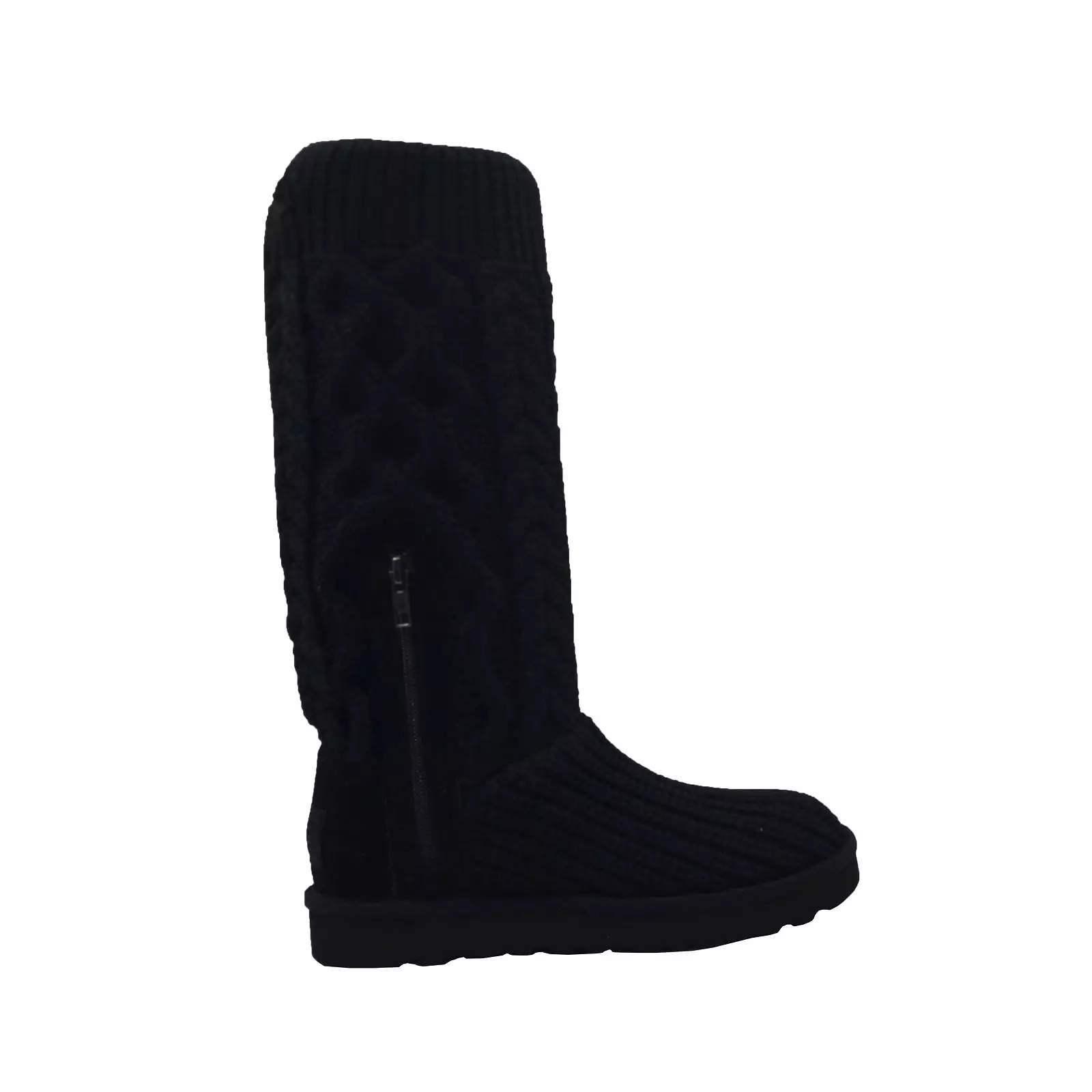 UGG Classic Cardi Cabled Knit 1146010 - Black | Shop Now