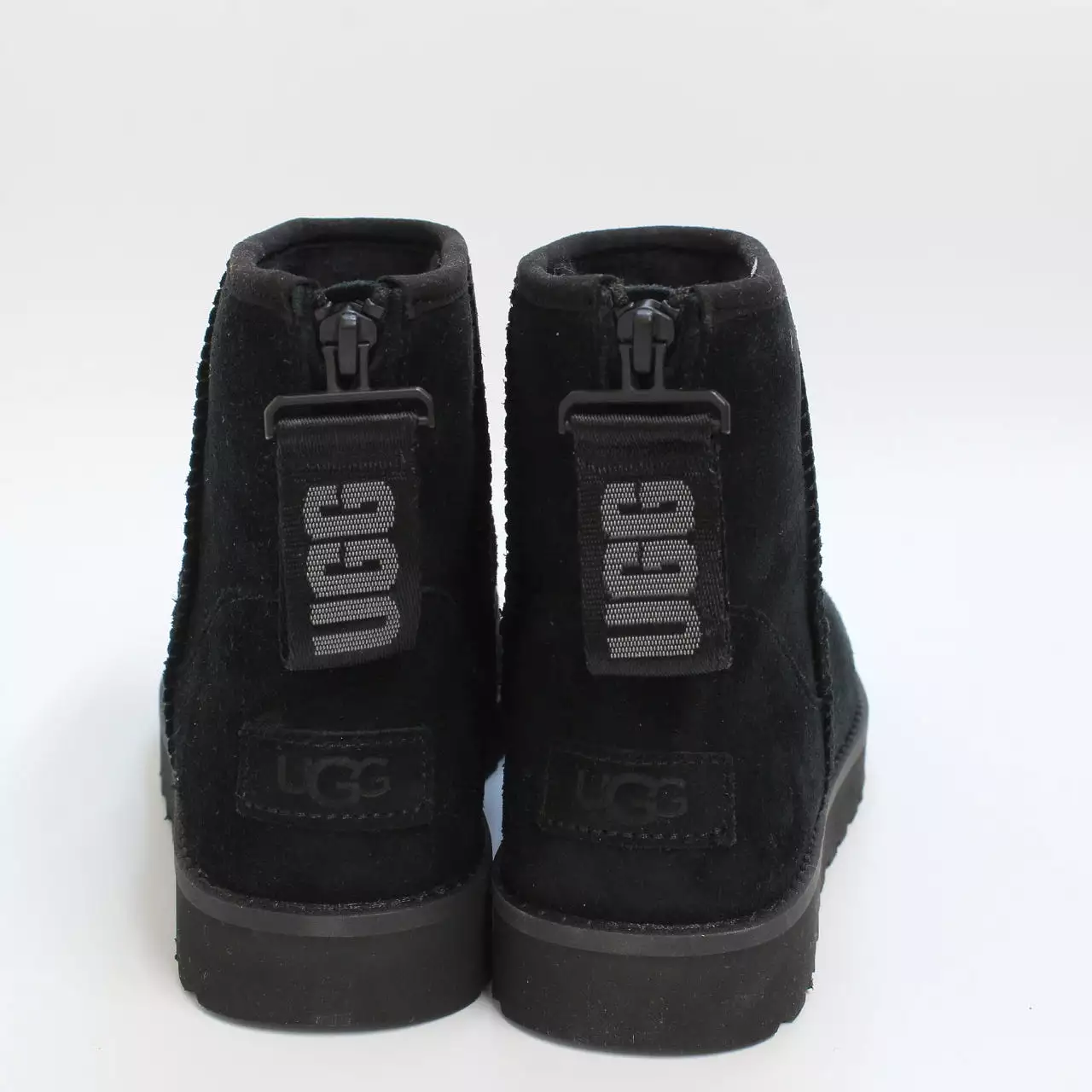 UGG Classic Mini Logo Zip Black - Women's