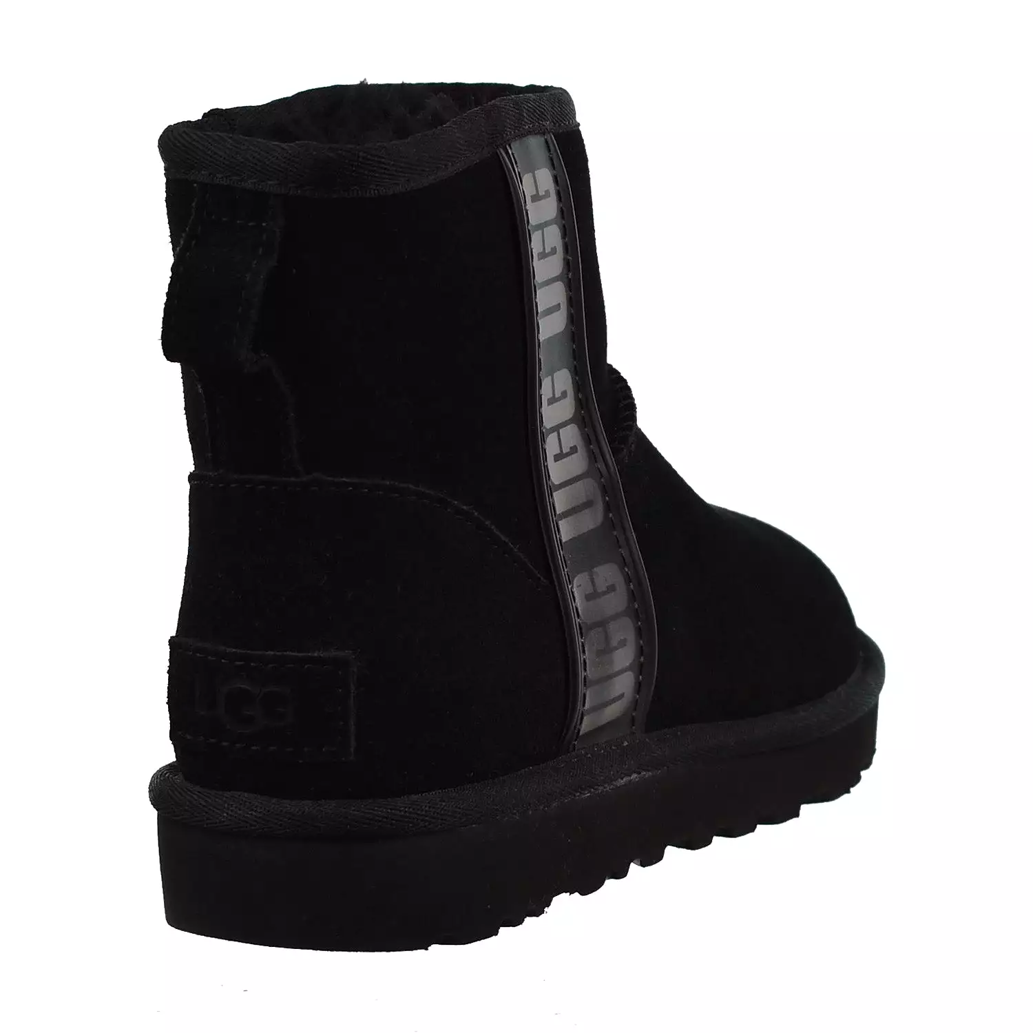 UGG Classic Mini Side Logo II Black Women's Boots