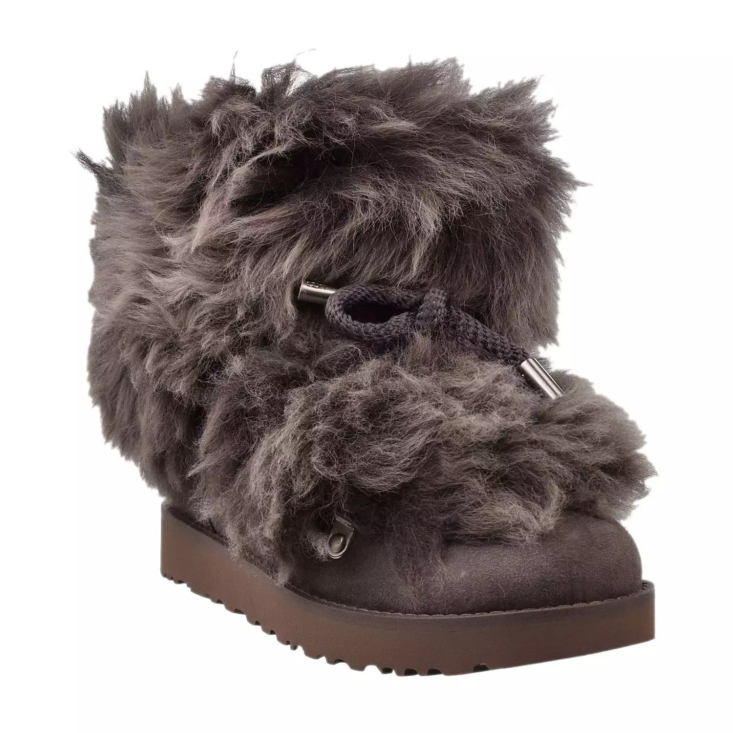 UGG Classic Women's Grey Fur Boots