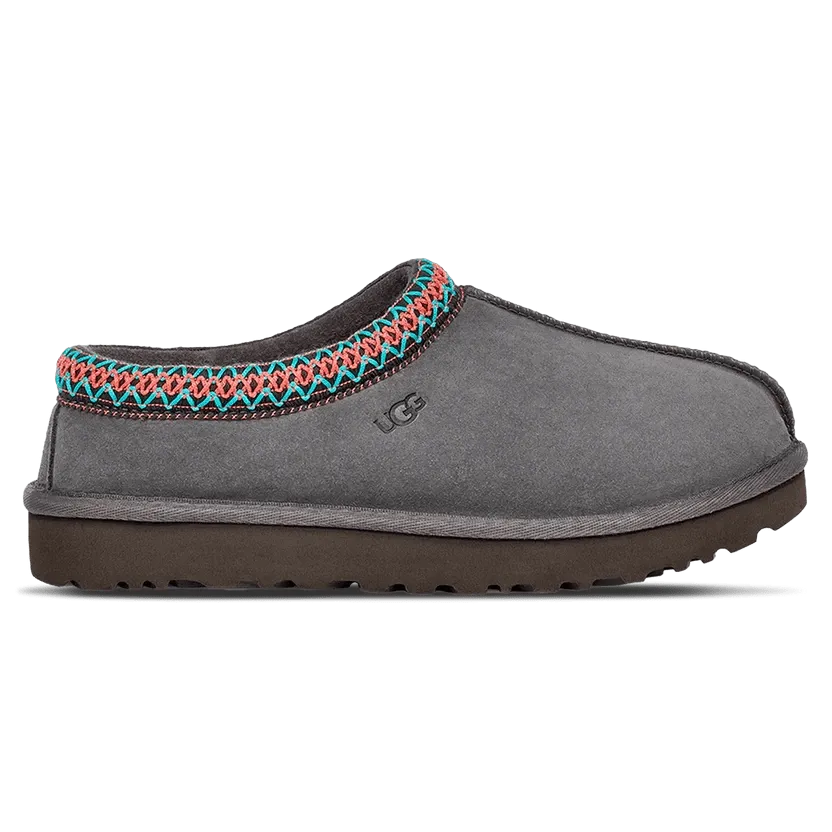 UGG Dark Grey Tasman Slipper for Women