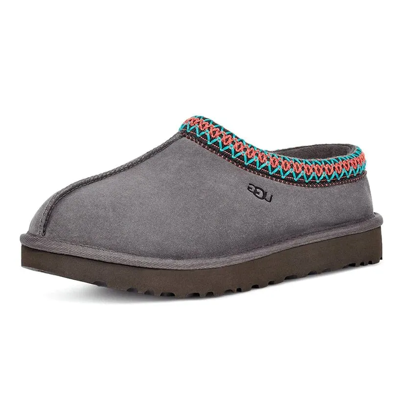 UGG Dark Grey Tasman Slipper for Women