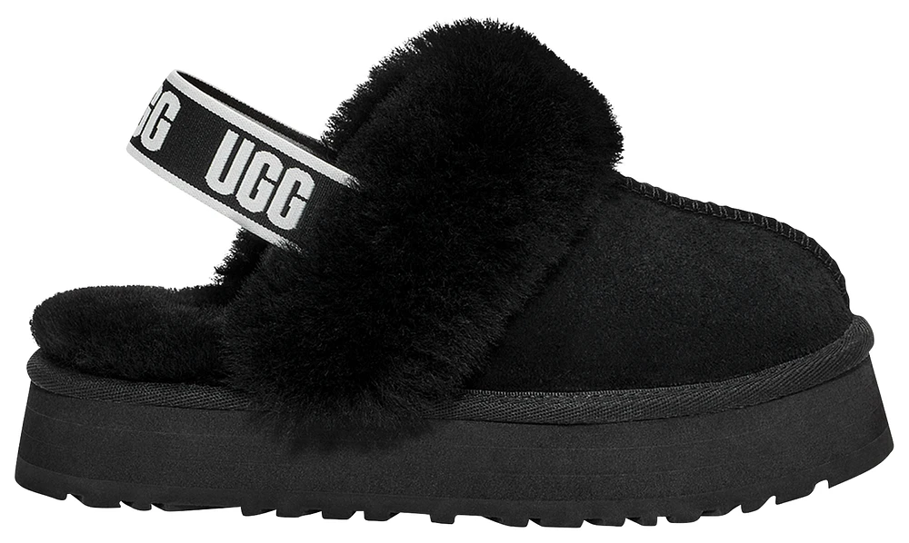 UGG Girls Funkette - Black/Black Girls' Preschool Shoes