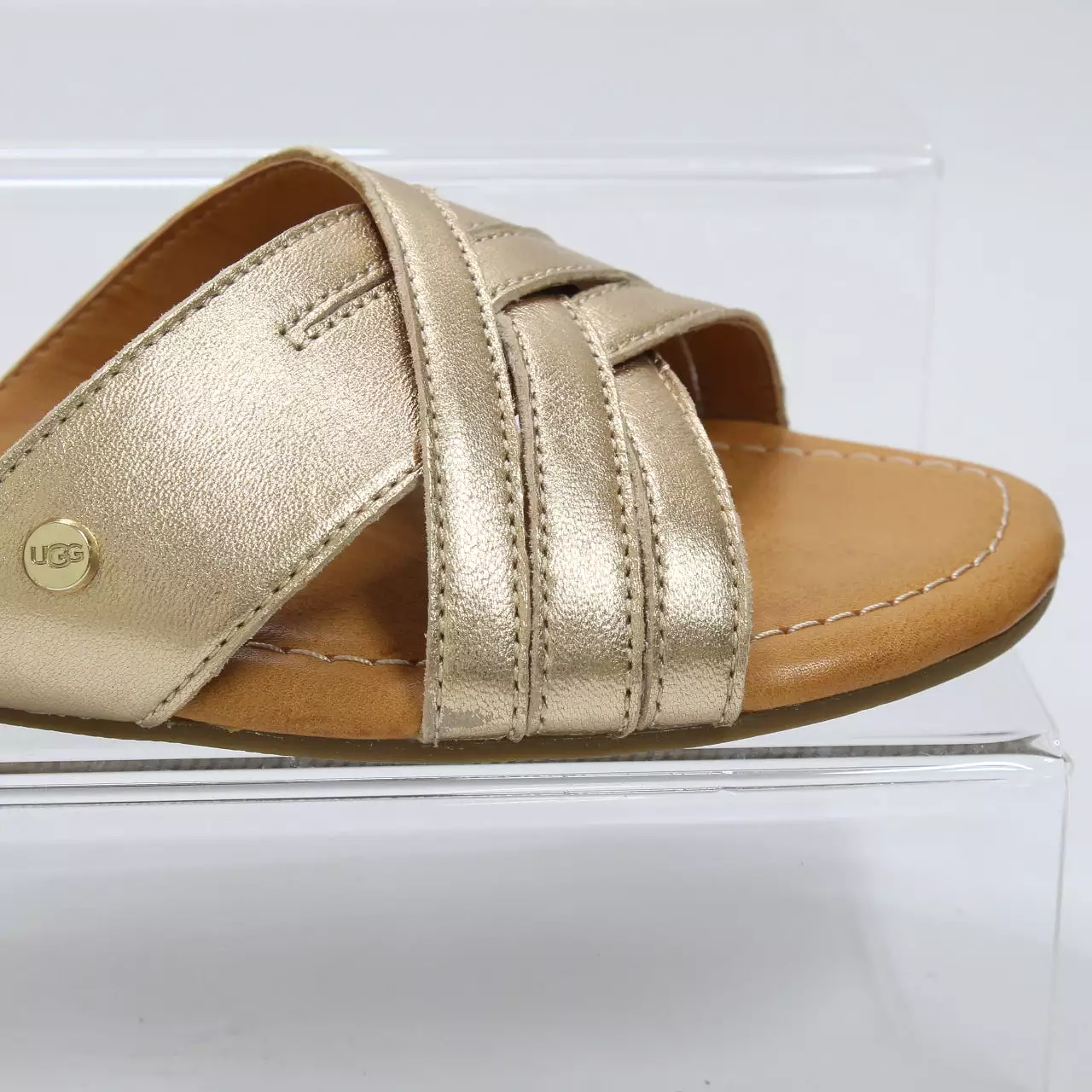 UGG Kenleigh Slides - Gold Metallic