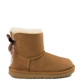 UGG Mini Bailey Bow II Chestnut Boot for Little Kid and Big Kid