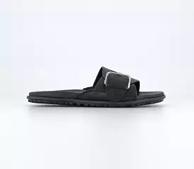 UGG Solivan Buckle Slides Black for women