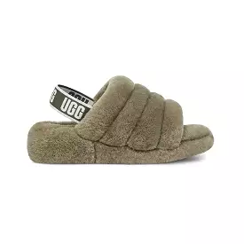 UGG Women's Fluff Yeah Slide Burnt Olive