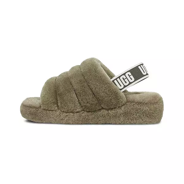 UGG Women's Fluff Yeah Slide Burnt Olive