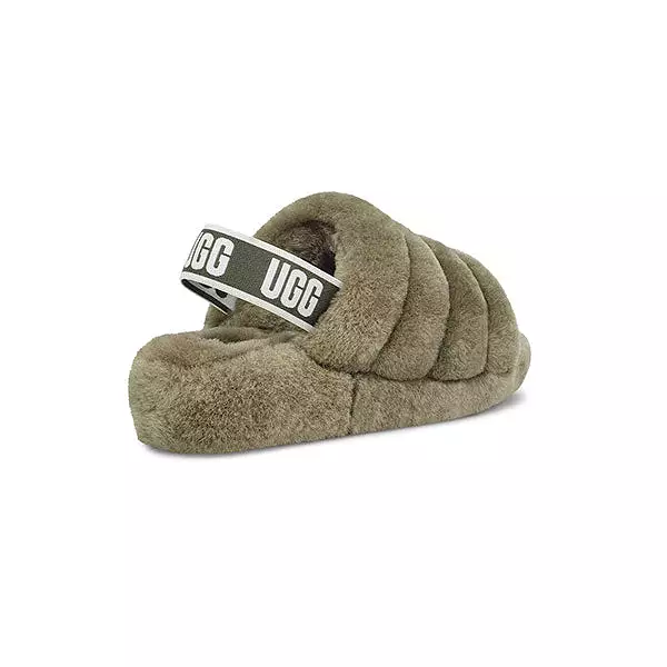 UGG Women's Fluff Yeah Slide Burnt Olive