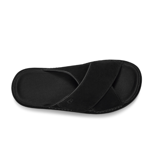 UGG Women's Black Goldenstar Cross Slide