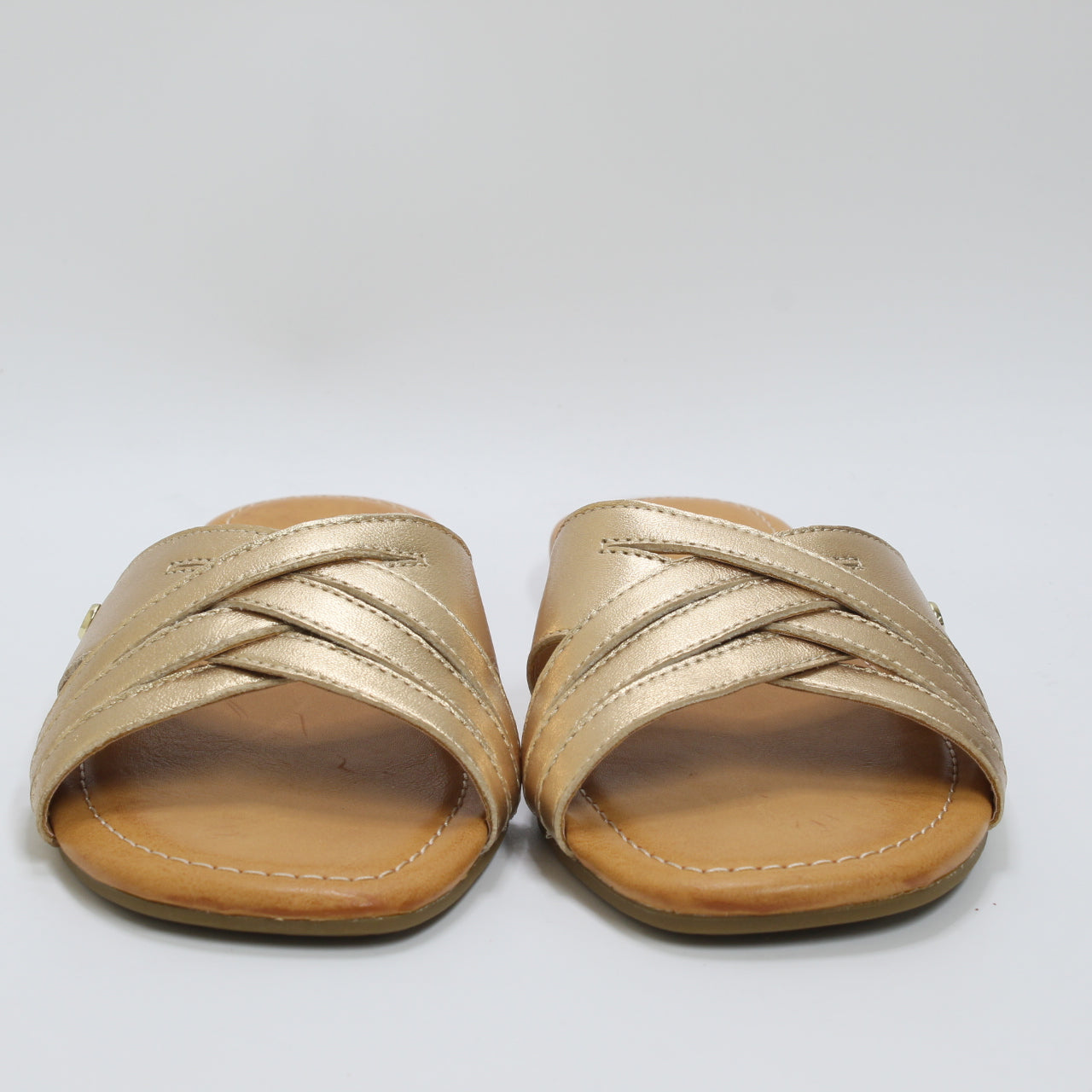 UGG Women's Kenleigh Slides - Gold Metallic.