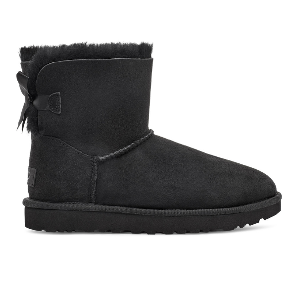 UGG Women's Mini Bailey Bow II Black - Best Price, Free Shipping!