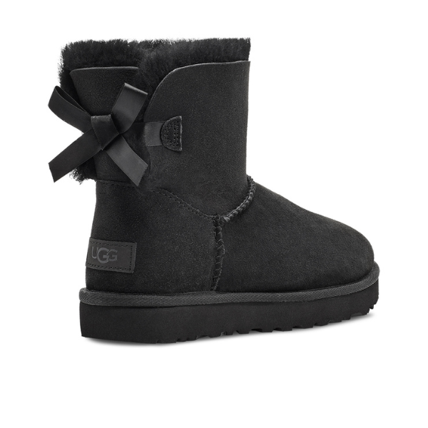 UGG Women's Mini Bailey Bow II Black - Best Price, Free Shipping!