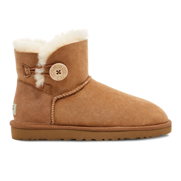 UGG Women's Mini Bailey Button II Chestnut boots