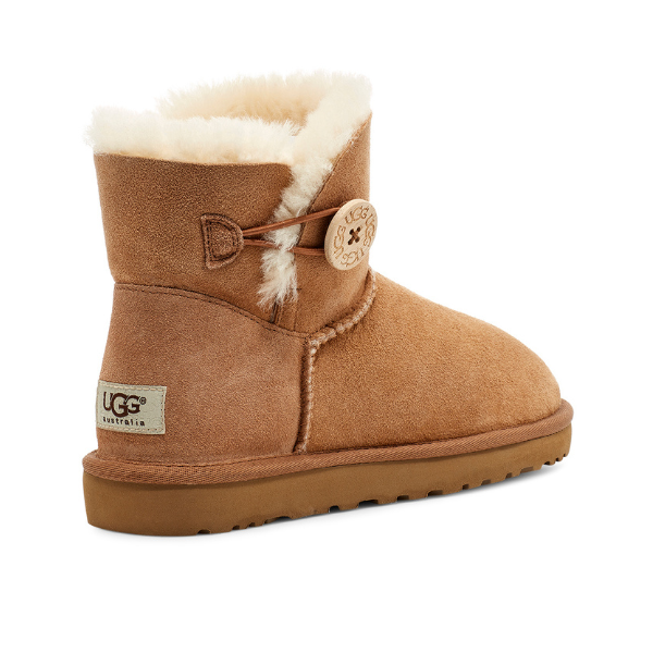 UGG Women's Mini Bailey Button II Chestnut boots